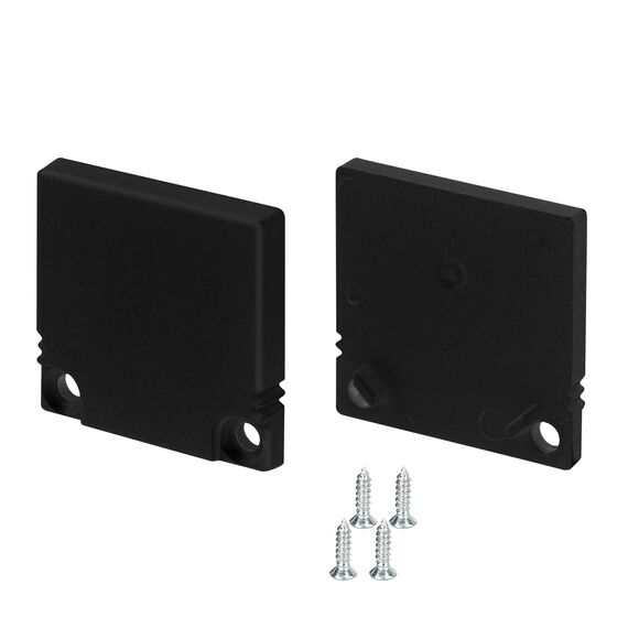 Arlight 047638 Заглушка SL-SLIM20-H20 BLACK глухая  (Arlight, Пластик) - ! УПАКОВКА СОСТОИТ ИЗ - 1 компл