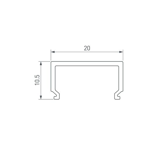 Arlight 019258 Экран SL-LINE-2011-2000 Square OPAL (Arlight, Пластик) - ! УПАКОВКА СОСТОИТ ИЗ - 2 м/п, изображение 3