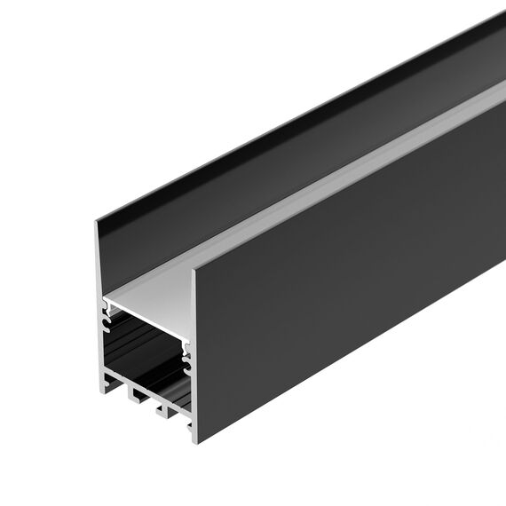 Arlight 031730 Профиль SL-COMFORT-3551-2000 ANOD BLACK (Arlight, Алюминий) - ! УПАКОВКА СОСТОИТ ИЗ - 2 м/п, изображение 2