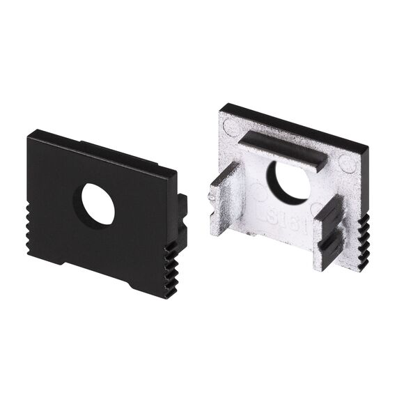 Arlight 032998 Заглушка SL-SLIM-H13M BLACK с отверстием (Arlight, Пластик) - ! УПАКОВКА СОСТОИТ ИЗ - 1 компл