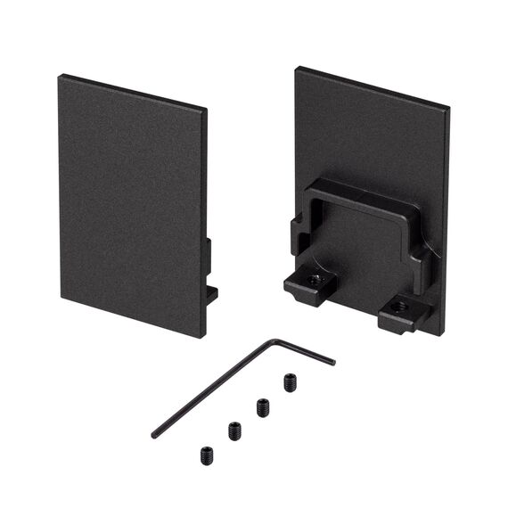 Arlight 031794(1) Заглушка SL-COMFORT-3551 BLACK глухая (Arlight, Металл) - ! УПАКОВКА СОСТОИТ ИЗ - 1 компл