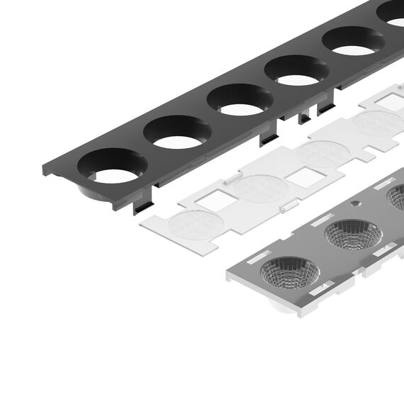 Arlight 041793 Экран линзованный SL-LINE-W20-55deg-540 (Arlight, Пластик) - ! УПАКОВКА СОСТОИТ ИЗ - 1 компл, изображение 3