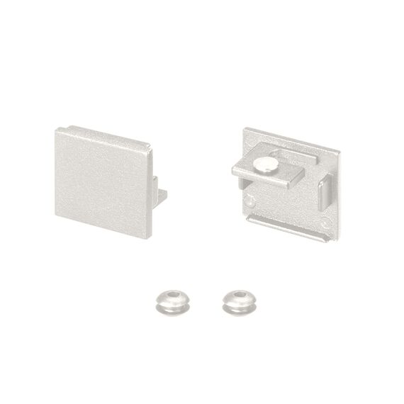 Arlight 043120 Заглушка SL-LINE-2522 WHITE глухая (Arlight, Металл) - ! УПАКОВКА СОСТОИТ ИЗ - 1 компл