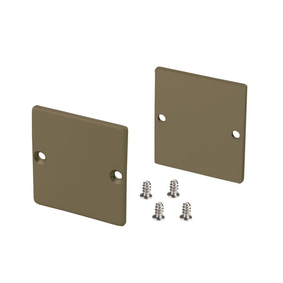 Arlight 038650 Заглушка SL-LINE-3638-LW OLIVE GREY глухая (Arlight, Металл) - ! УПАКОВКА СОСТОИТ ИЗ - 1 компл