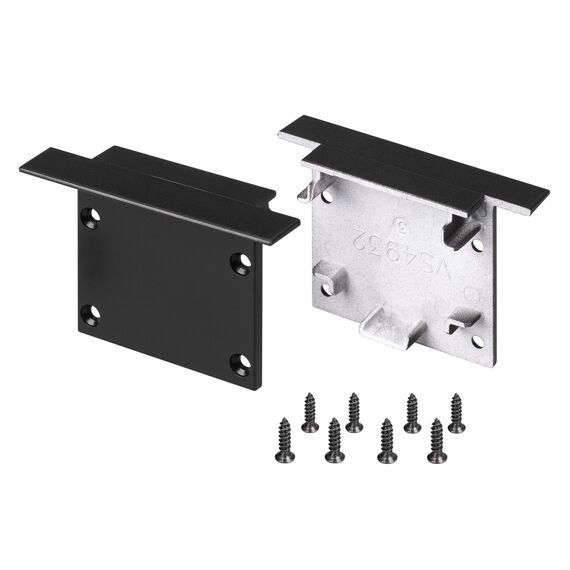 Arlight 036989 Заглушка SL-LINIA49M-FS BLACK (Arlight, Пластик) - ! УПАКОВКА СОСТОИТ ИЗ - 1 компл