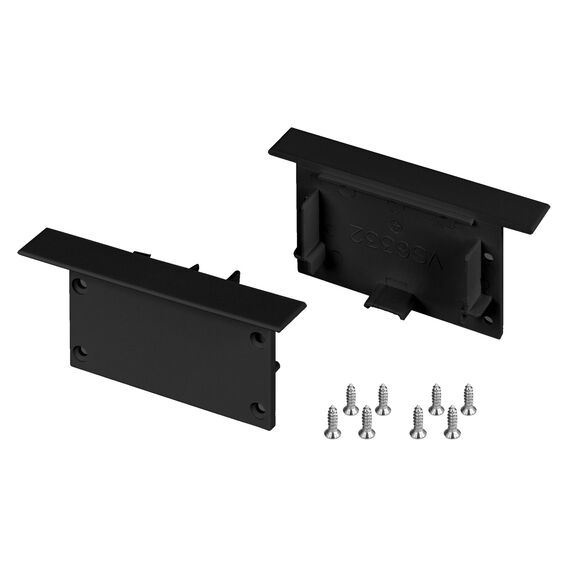 Arlight 038877 Заглушка SL-LINIA62-FS BLACK (Arlight, Пластик) - ! УПАКОВКА СОСТОИТ ИЗ - 1 компл