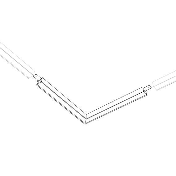 Arlight 044940 Угол SL-LINE-2522 BLACK (Arlight, Металл) - ! УПАКОВКА СОСТОИТ ИЗ - 1 компл, изображение 4