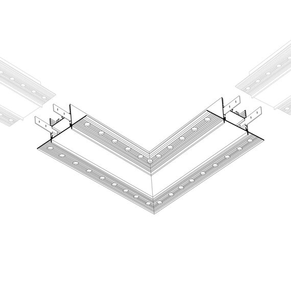 Arlight 030106 Угол SL-LINIA45-FANTOM (Arlight, Металл) - ! УПАКОВКА СОСТОИТ ИЗ - 1 шт, изображение 7