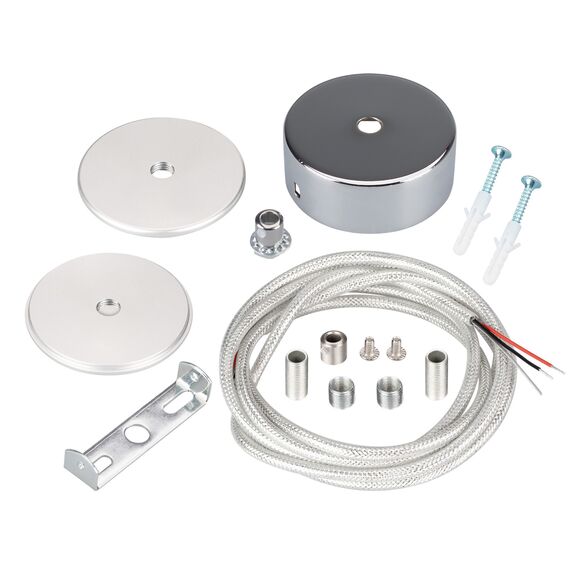 Arlight 037772 Подвес токопроводящий ARL-SL-ROUND-D70-360deg вертикальный (Arlight, провод 2x0.5) - ! УПАКОВКА СОСТОИТ ИЗ - 1 компл