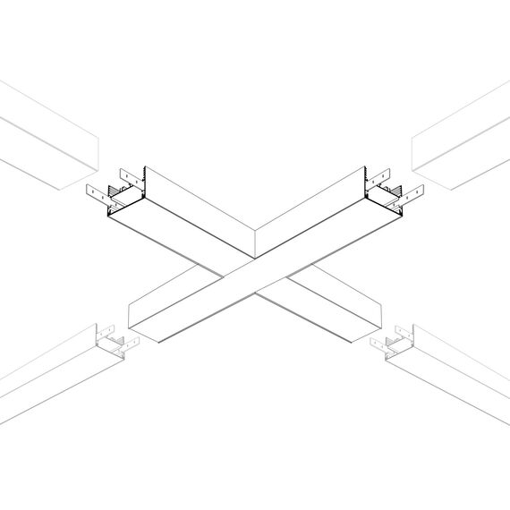 Arlight 030118 Крестовина SL-LINE-5035 (Arlight, Металл) - ! УПАКОВКА СОСТОИТ ИЗ - 1 шт, изображение 7