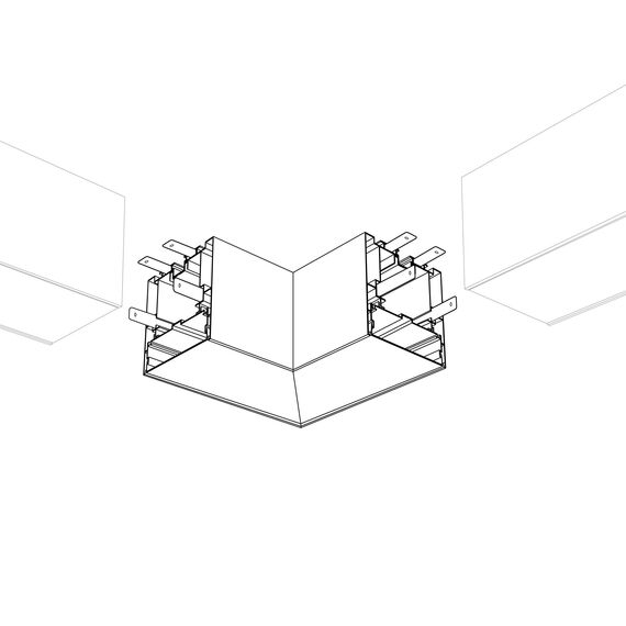 Arlight 021261 Угол S2-LINE-7977-L90 прямой (Arlight, Металл) - ! УПАКОВКА СОСТОИТ ИЗ - 1 шт, изображение 3