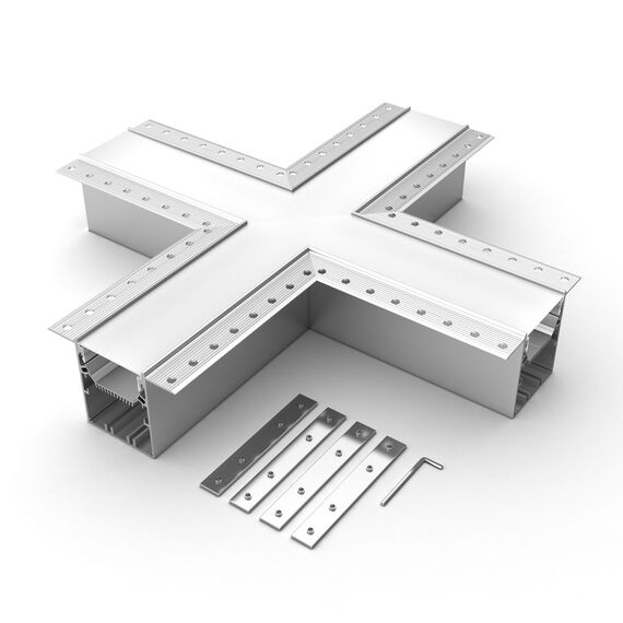 Arlight 030134 Крестовина SL-LINIA55-FANTOM (Arlight, Металл) - ! УПАКОВКА СОСТОИТ ИЗ - 1 шт