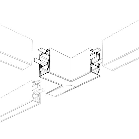 Arlight 021237 Угол S2-LINE-3360-T90 тройной (Arlight, Металл) - ! УПАКОВКА СОСТОИТ ИЗ - 1 шт, изображение 3