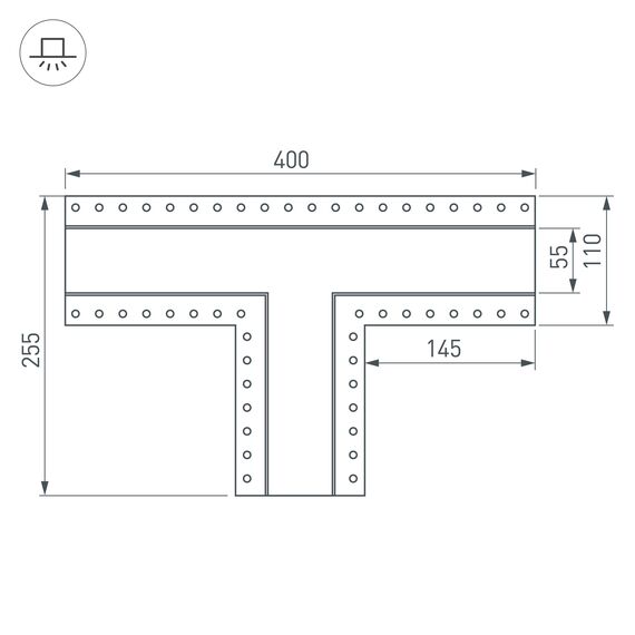 Arlight 030133 Тройник SL-LINIA55-FANTOM (Arlight, Металл) - ! УПАКОВКА СОСТОИТ ИЗ - 1 шт, изображение 6