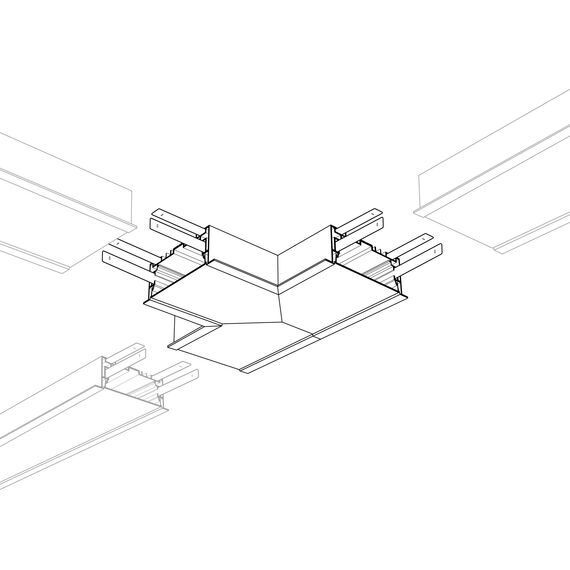 Arlight 021285 Угол S2-LINIA94-F-T90 тройной (Arlight, Металл) - ! УПАКОВКА СОСТОИТ ИЗ - 1 шт, изображение 4