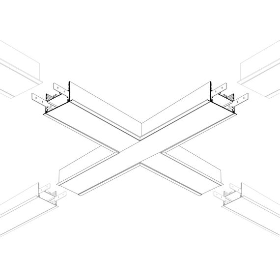 Arlight 030127 Крестовина SL-LINIA65-F (Arlight, Металл) - ! УПАКОВКА СОСТОИТ ИЗ - 1 шт, изображение 7