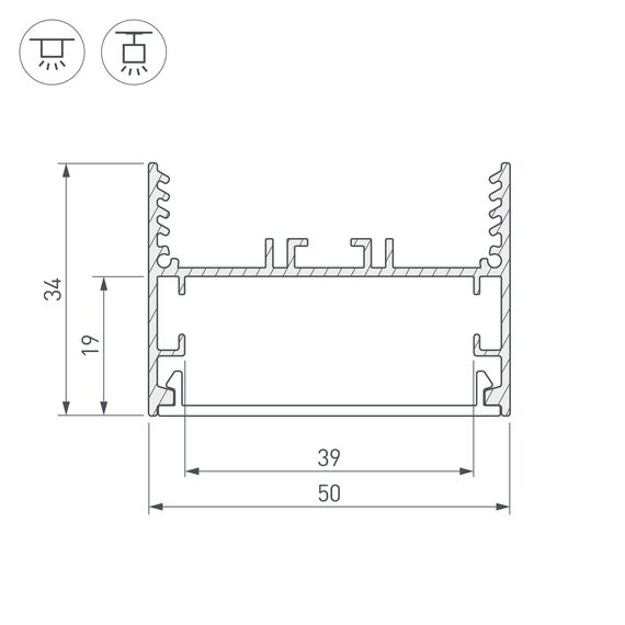 Arlight 030114 Угол SL-LINE-5035 внутренний (Arlight, Металл) - ! УПАКОВКА СОСТОИТ ИЗ - 1 шт, изображение 5