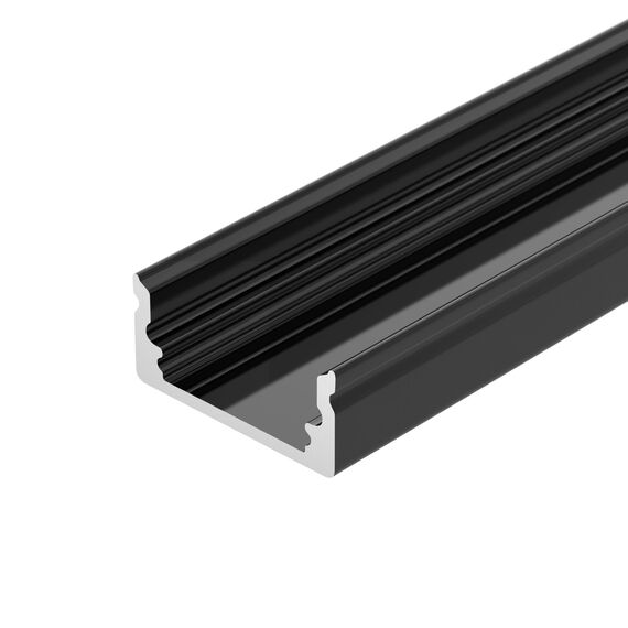 Arlight 040299 Профиль LINE-1708-2000 ANOD BLACK (Arlight, Алюминий) - ! УПАКОВКА СОСТОИТ ИЗ - 2 м/п, изображение 3