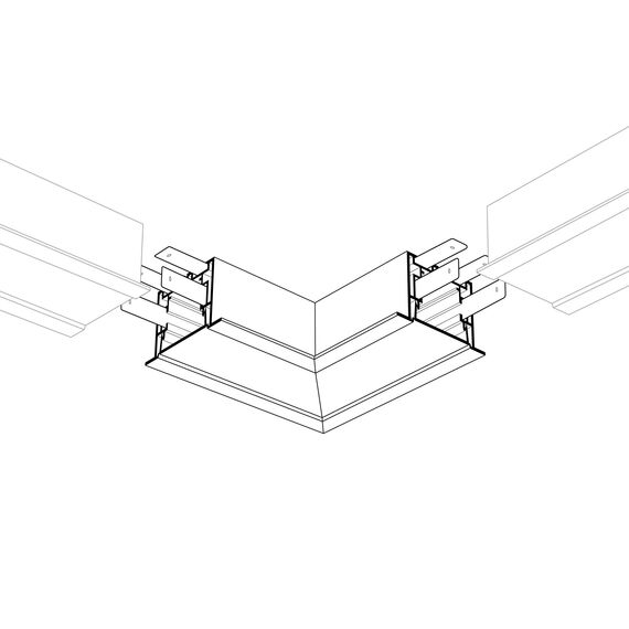 Arlight 021272 Угол S2-LINIA55-F-L90 прямой (Arlight, Металл) - ! УПАКОВКА СОСТОИТ ИЗ - 1 шт, изображение 4