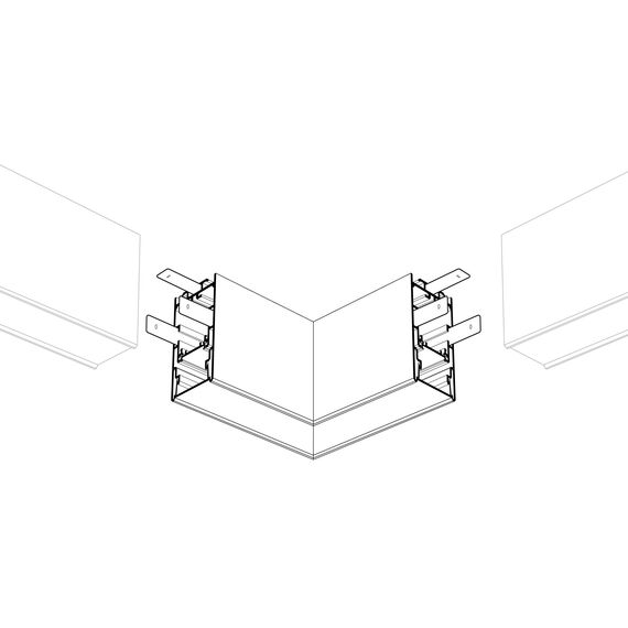 Arlight 021234 Угол S2-LINE-3360-L90 прямой (Arlight, Металл) - ! УПАКОВКА СОСТОИТ ИЗ - 1 шт, изображение 3