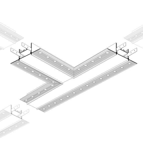 Arlight 030107 Тройник SL-LINIA45-FANTOM (Arlight, Металл) - ! УПАКОВКА СОСТОИТ ИЗ - 1 шт, изображение 8