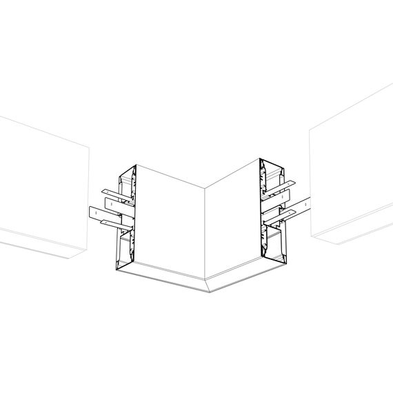 Arlight 021288 Угол S2-WALL-X2-H128-L90N внутренний (Arlight, Металл) - ! УПАКОВКА СОСТОИТ ИЗ - 2 шт, изображение 3