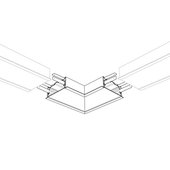 Arlight 021282 Угол S2-LINIA94-F-L90 прямой (Arlight, Металл) - ! УПАКОВКА СОСТОИТ ИЗ - 1 шт, изображение 4
