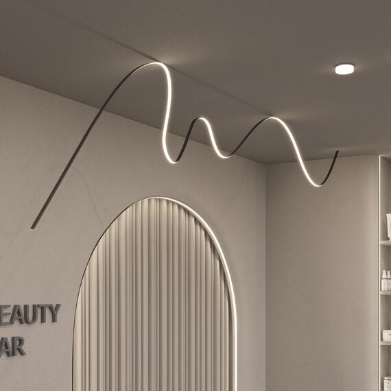 Arlight 039583 Профиль ARH-BENT-W11-2000 ANOD BLACK (Arlight, Алюминий) - ! УПАКОВКА СОСТОИТ ИЗ - 2 м/п, изображение 12