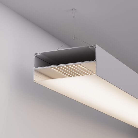 Arlight 027921 Профиль с экраном ARH-POWER-W180-2000 ANOD (Arlight, Алюминий) - ! УПАКОВКА СОСТОИТ ИЗ - 1 компл, изображение 7