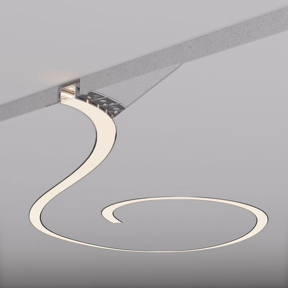 Arlight 040331(1) Профиль FANTOM-BENT-W23-SIDE-2000 ANOD (Arlight, Алюминий) - ! УПАКОВКА СОСТОИТ ИЗ - 2 м/п, изображение 12