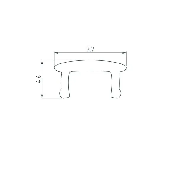 Arlight 018826 Экран ARH-MINI5 Opal-PM (Arlight, Пластик) - ! УПАКОВКА СОСТОИТ ИЗ - 2 м/п, изображение 4