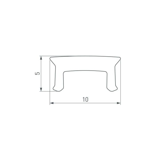 Arlight 043661 Экран W10-5000 SILICONE (Arlight, Силикон) - ! УПАКОВКА СОСТОИТ ИЗ - 5 м/п, изображение 4