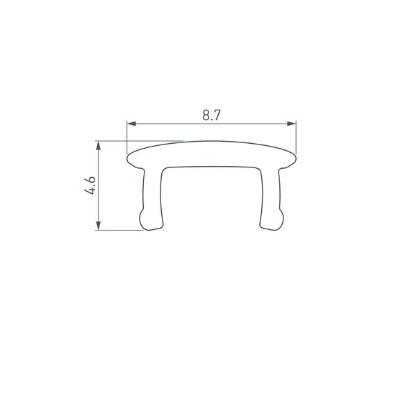 Arlight 023309 Экран ARH-MINI5 OPAL (Arlight, Пластик) - ! УПАКОВКА СОСТОИТ ИЗ - 2 м/п, изображение 3