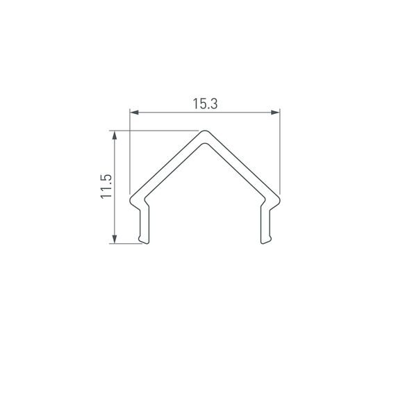 Arlight 023908 Экран ARH-DECORE-S12 Square Clear (Arlight, Пластик) - ! УПАКОВКА СОСТОИТ ИЗ - 2 м/п, изображение 4