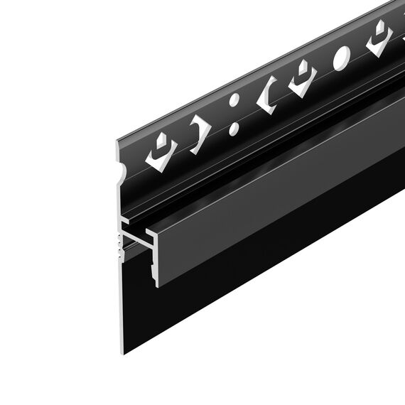 Arlight 038550 Профиль ARH-PLINTUS-FANTOM-2000 BLACK (Arlight, Алюминий) - ! УПАКОВКА СОСТОИТ ИЗ - 2 м/п, изображение 3