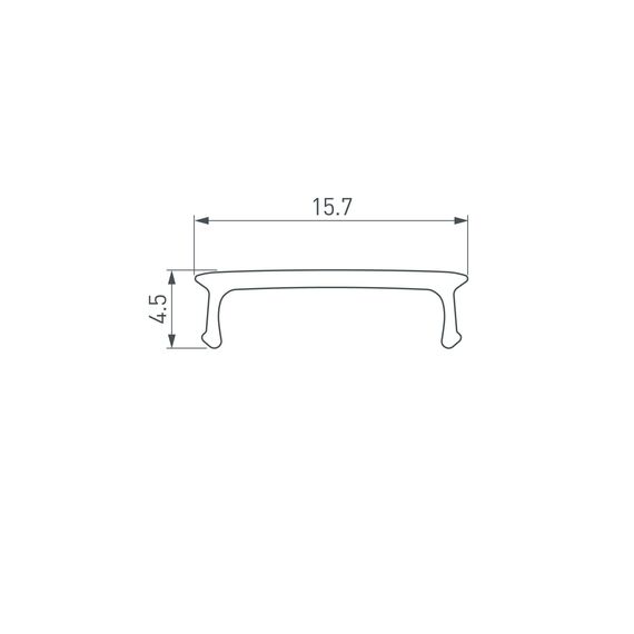 Arlight 047948 Экран ARH-LINE-3000 OPAL-PM (Arlight, Пластик) - ! УПАКОВКА СОСТОИТ ИЗ - 3 м/п, изображение 4