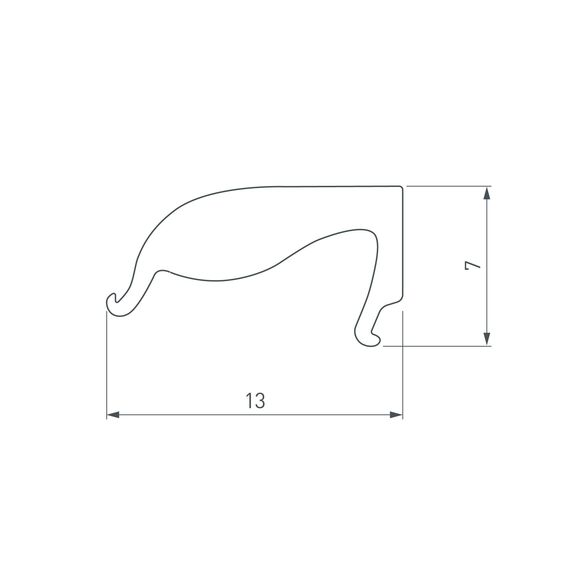 Arlight 026606 Экран ARH-PLINTUS-2000 Opal (Arlight, Пластик) - ! УПАКОВКА СОСТОИТ ИЗ - 2 м/п, изображение 4