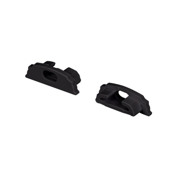 Arlight 039589 Заглушка ARH-BENT-W18 BLACK с отверстием (Arlight, Пластик) - ! УПАКОВКА СОСТОИТ ИЗ - 10 шт