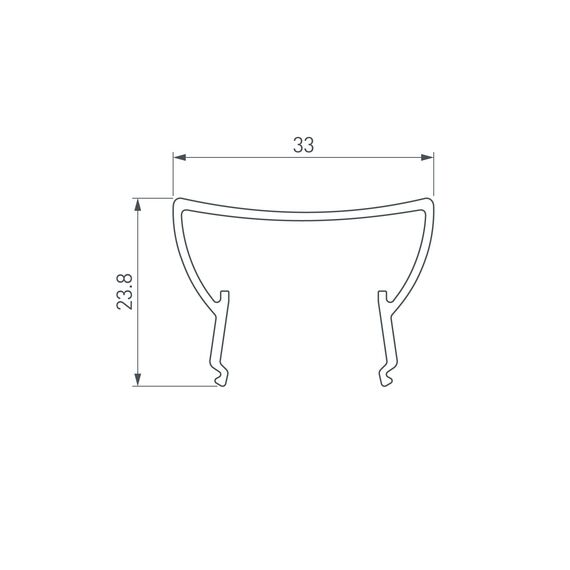 Arlight 018874 Экран ARH-WIDE-(B)-H20-2000 TPZ Opal-PM (Arlight, Пластик) - ! УПАКОВКА СОСТОИТ ИЗ - 2 м/п, изображение 4
