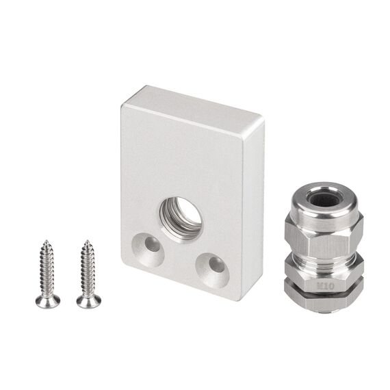 Arlight 038702 Заглушка ARH-FLOOR27-H28-SIDE с отверстием (Arlight, Металл) - ! УПАКОВКА СОСТОИТ ИЗ - 1 шт