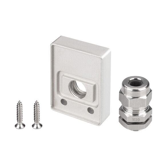 Arlight 038702 Заглушка ARH-FLOOR27-H28-SIDE с отверстием (Arlight, Металл) - ! УПАКОВКА СОСТОИТ ИЗ - 1 шт, изображение 3