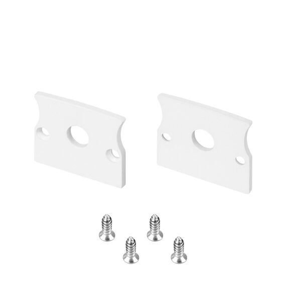 Arlight 042099 Заглушка ARH-СEIL-S14-SHADOW FLAT WHITE с отверстием (Arlight, Металл) - ! УПАКОВКА СОСТОИТ ИЗ - 1 компл