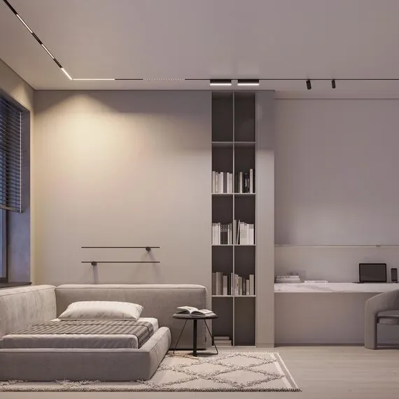 Arlight 041292 Трек встраиваемый MAG-ORIENT-TRACK-2653-STR-D-2000 (BK) (Arlight, IP20 Металл, 3 года) 041292, изображение 4