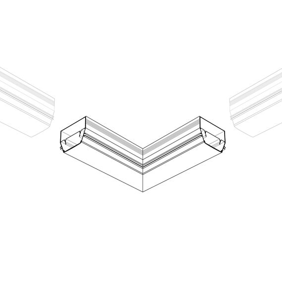 Arlight 041201 Угол STRETCH-S-35-CEIL-CENTER-90 (GAMMA35) (Arlight, Металл) - ! УПАКОВКА СОСТОИТ ИЗ - 1 шт, изображение 3