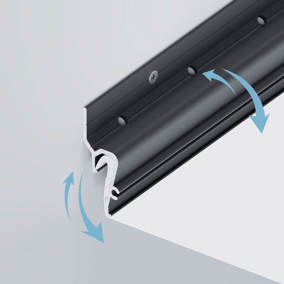 Arlight 041160 Профиль STRETCH-SHADOW-TECH-VENT-2000 BLACK (A2-DELTA) (Arlight, Алюминий) - ! УПАКОВКА СОСТОИТ ИЗ - 2 м/п, изображение 10