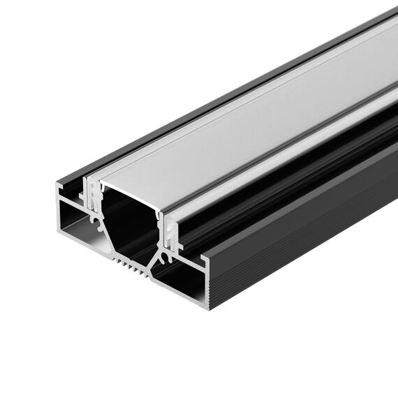 Arlight 042946 Профиль STRETCH-20-CEIL-D-CENTER-2000 BLACK (Arlight, Алюминий) - ! УПАКОВКА СОСТОИТ ИЗ - 2 м/п