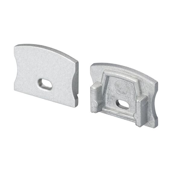 Arlight 023370 Заглушка для ALU-WIDE-H15 с отверстием (Arlight, Металл) - ! УПАКОВКА СОСТОИТ ИЗ - 1 шт