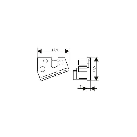 Arlight 021828 Заглушка EDGE-08-GREY глухая (Arlight, Пластик) 021828, изображение 3