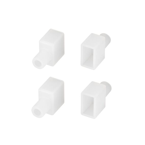 Arlight 040810 Заглушка WPH-FLEX-0613-SIDE WHITE с отверстием (Arlight, Силикон) - ! УПАКОВКА СОСТОИТ ИЗ - 1 компл