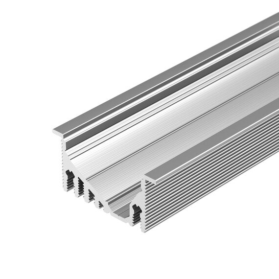 Arlight 019270 Профиль с экраном ALU-ASYMETRIC-2000 ANOD+FROST LENS (Arlight, Алюминий) - ! УПАКОВКА СОСТОИТ ИЗ - 1 компл, изображение 4